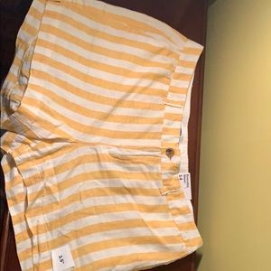 striped everyday shorts